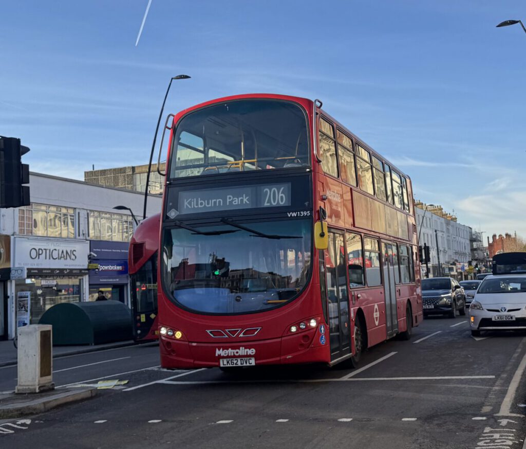 Photograph from the 206 bus diary