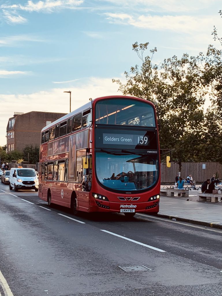 London bus on route 139