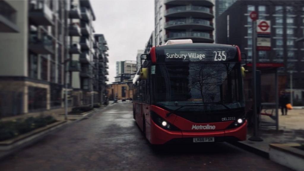 London bus on route 235