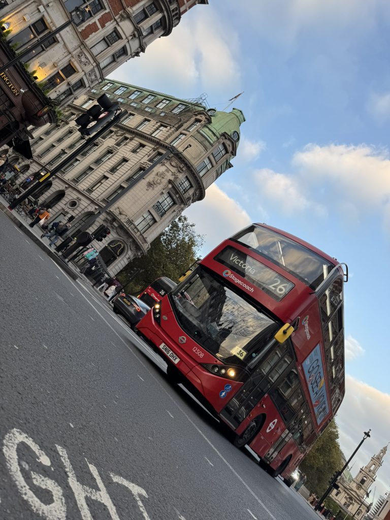 London bus on route 26