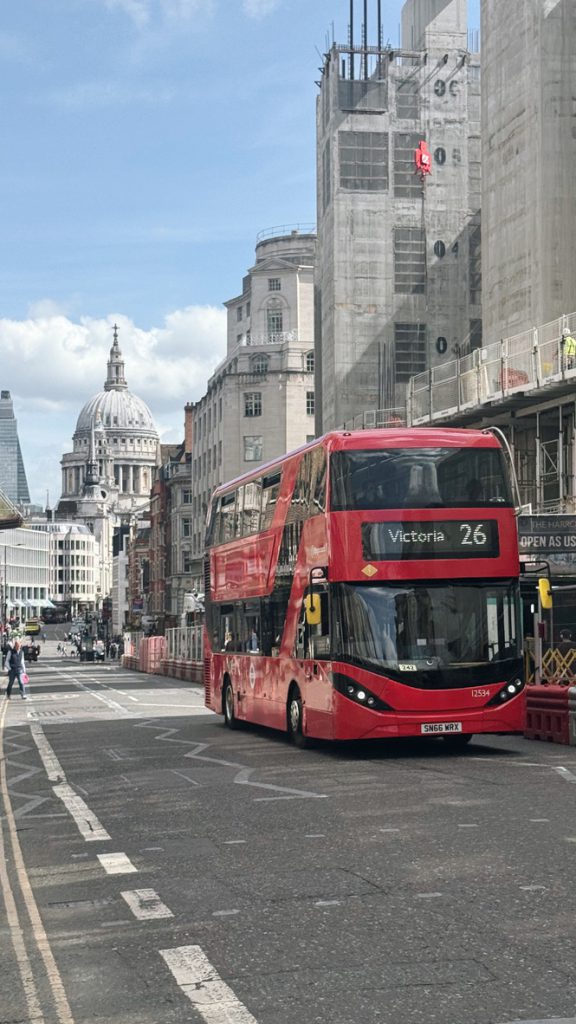 London bus on route 26