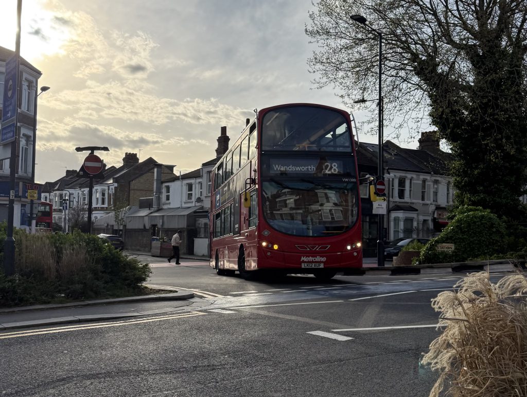 London bus on route 28