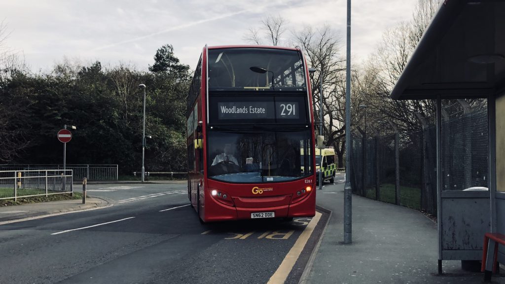 London bus on route 291