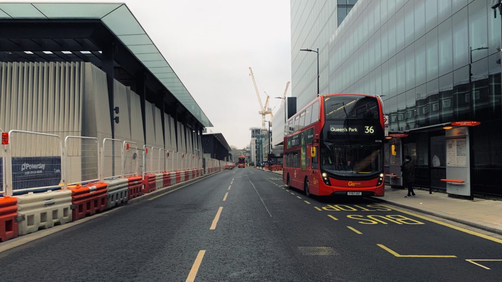 London bus on route 36
